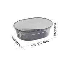 1pc Transparent Baby Bath Tub, Can Be Used For Newborn Babies, Extra Large, Can Be Used As A Wash Basin, Thickened, Large Washing Foot Basin, Thickened, Suitable For Cats, Dogs, And Litter Boxes Of Many Other Animals, Suitable For Pets Bathing And Showering, Suitable For Bathing Your Cat, Dog, Puppy, Rabbit In Order To Prevent Them From Running Away, Can Also Be Used As Litter Boxes - Clear - View 2