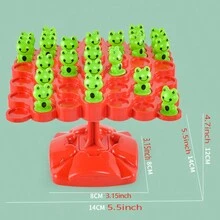 52 件/套數學學習玩具平衡板益智遊戲樹蛙玩具帶互動桌上遊戲節日禮物 - 彩色 - 查看 7