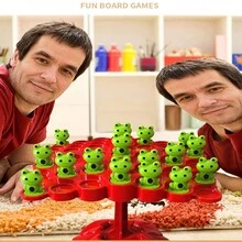 52 件/套數學學習玩具平衡板益智遊戲樹蛙玩具帶互動桌上遊戲節日禮物 - 彩色 - 查看 6