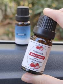 1pc 10ml Strawberry Aroma Water Soluble Essential Oil Refill - Brown - View 3