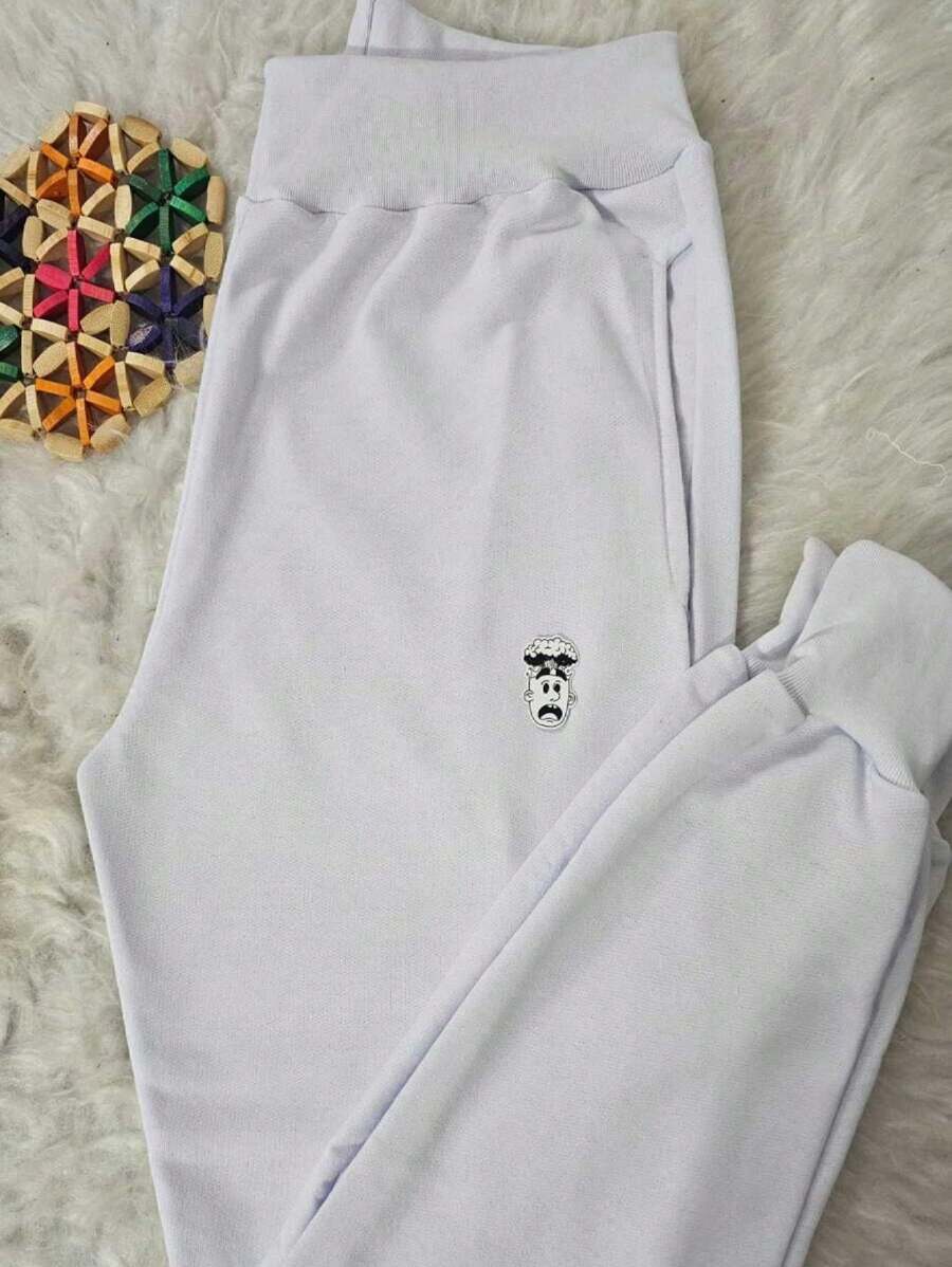 Women Sweatpants - 白色 - 查看 1