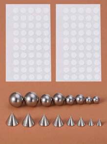 16pcs/set Minimalist Non Piercing Body Jewelry Set - Multicolor - View 2