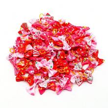 10入組寵物狗彈性頭帶,狗美容髮結夾配件 - 彩色 - 查看 8