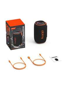 1個黑色防水15w便攜式揚聲器,內置電池,適用於戶外騎車活動、新年禮物和遊戲贈品 - 黑色 - 查看 7