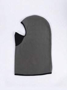 1 件装男士保暖内衬冬季骑行滑雪面罩 - 灰色 - 查看 5