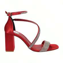 Dress And Party Sandals Leon Woman 50134 - Red - View 2