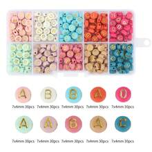 1盒彩色有字母的亞克力珠寶串珠套裝,適用於製作珠寶首飾,為兒童男孩女孩diy手工串珠手鍊、項鍊、耳環等珠寶飾品 - 彩色 - 查看 6