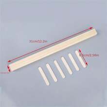 Diy 鑽石畫木框相框掛軸油畫油畫海報掛架附夾條家居牆面裝飾 - 松木色 - 查看 5