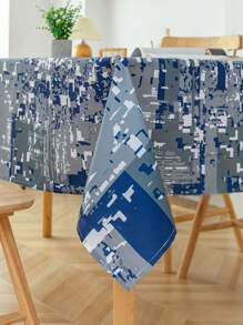 1 件防水桌布,奢華高端風格,咖啡、餐桌桌布 - 彩色 - 查看 5