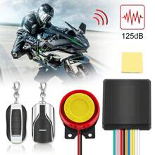 Alarma Antirrobo P/moto Encendido A Distancia Control Remoto - Negro - Ver 2