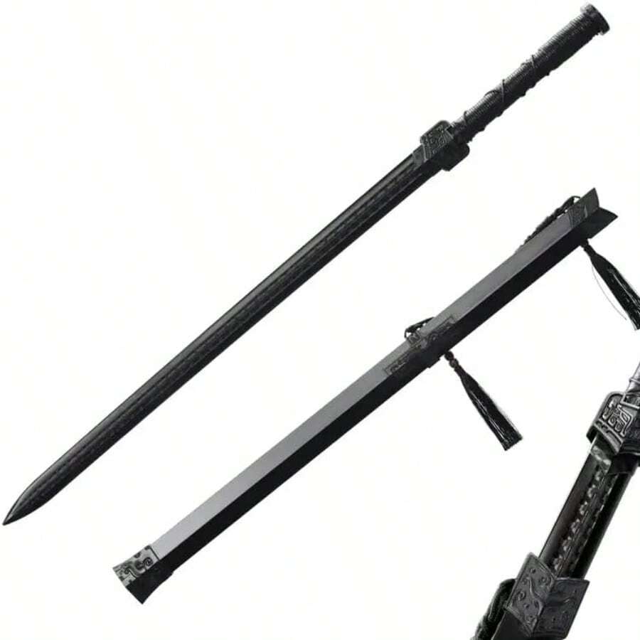 100cm/39.3inch Cosplay Chinese Han Sword With Wooden Holder