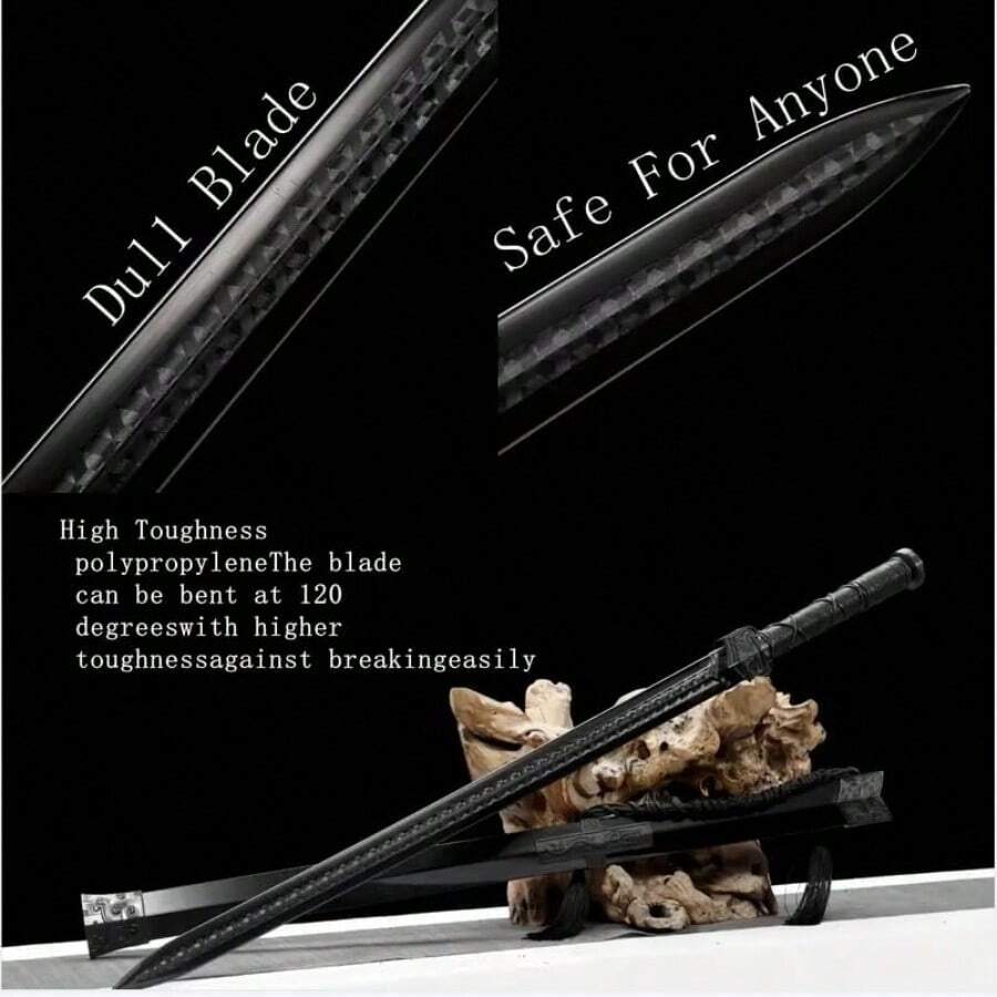 100cm/39.3inch Cosplay Chinese Han Sword With Wooden Holder