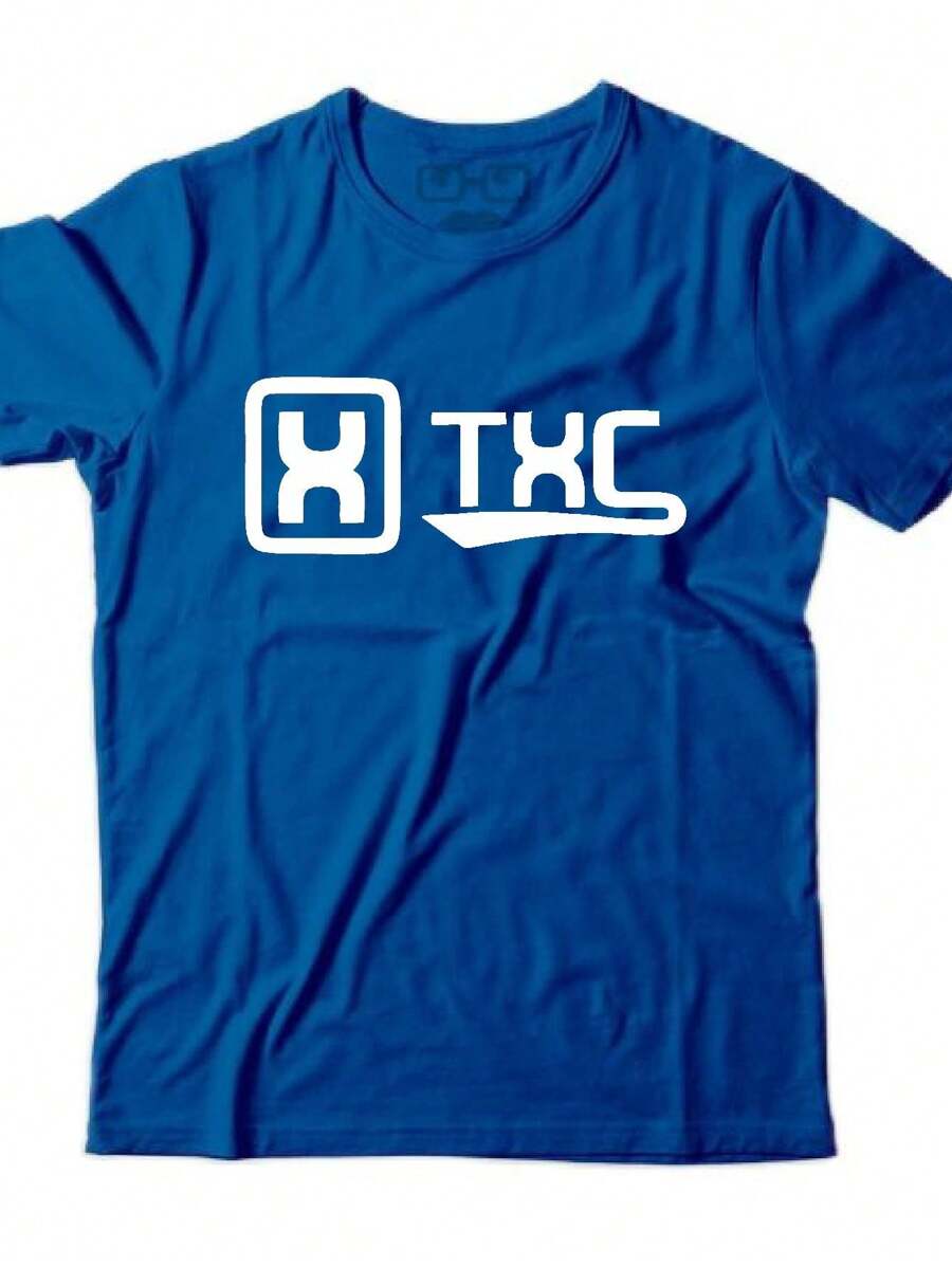 Men T-Shirts - 藍色 - 查看 1