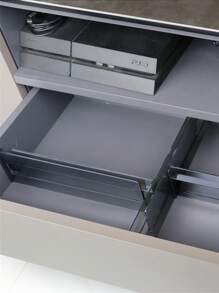 1 st. Låda arrangör Avdelare , Justerbar Och Genomskinlig För Kök , Garderob , Förvaring Lådor - Genomskinlig - Visa 4