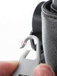 1pc Mini Metallic Password Padlock For Luggage, Gym Lockers, Cabinets, Doors, Windows - White - View 4