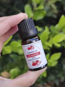1pc 10ml Strawberry Aroma Water Soluble Essential Oil Refill - Brown - View 2