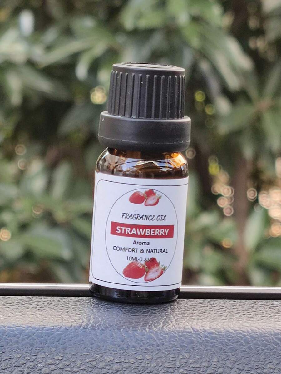1pc 10ml Strawberry Aroma Water Soluble Essential Oil Refill - Brown - View 1