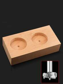 1pc Woodworking Hole Saw Flat Wing Drill Bit For Handheld Or Electric Drill, Suitable For Wood, Plastic And Alloy Material - Blue - View 3