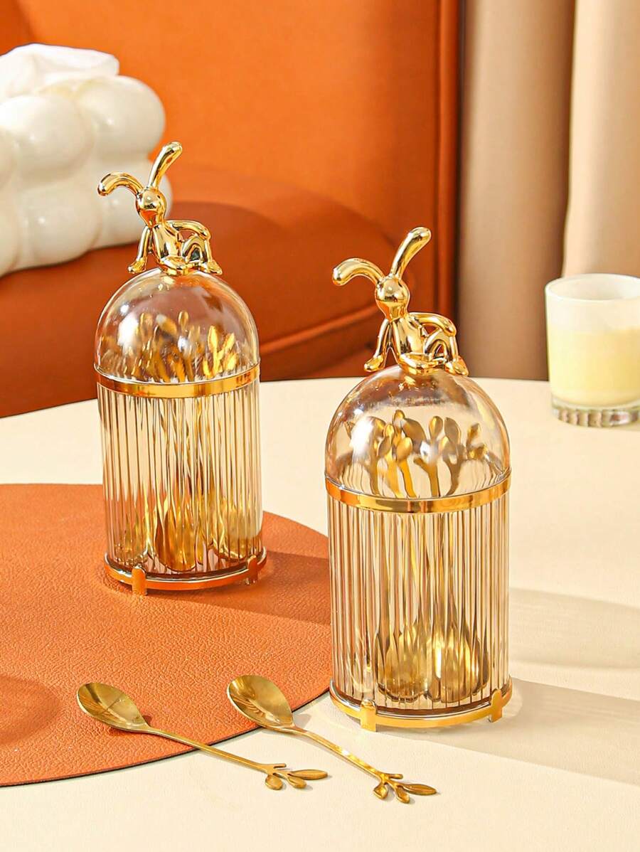 2pcs/4pcs/7pcs/Set Coffee Storage Canisters With Stainless Steel Scoops