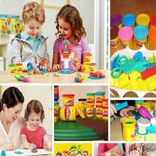 Plastilina arco iris, plastilina de colores segura, paquete de 8 colores, juguetes educativos para niños - Multicolor - Ver 3