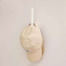 1 件免钻孔婴儿衣柜收纳挂钩，用于存放围巾、帽子、抽屉和衣服，情人节爱心 - 白色 - 查看 2