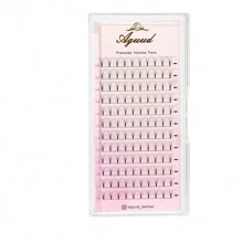 Mix8-15mm 3D 4D 5D 6D Russian Pre Made Volume Fans Premade Fans Eyelash Extensions Short Stem Premade Lash Extensions Lash Clusters, Eyelash Clusters, Individual Eyelashes, Lashes, Fake Lashes - C - View 8