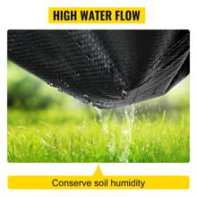 Weeds Barrier Fabric Cloth 3x50 To 6.5x330 Ft Landscape Woven 2.4 To 5.8 Oz PP With High Permeability Mat Ground Cover Garden Weeds Control - 5FTx250FT-5盎司 - 查看 9