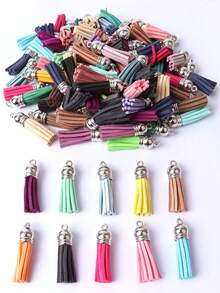 100入組隨機混色3.8cm長流蘇吊墜,適用於diy珠寶製作 - A5368 - 查看 11