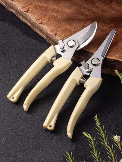 1 件装多用途花园修枝剪，不锈钢修枝剪，用于修剪树枝、花卉、水果和园艺工具