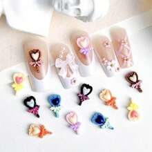 30pcs Random Glow In The Dark Magic Wand Decor Mixed Nail Art Jewelry Diy - Multicolor - View 3