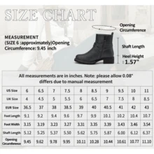 Women's 9682 Ankle Boots Flat Boots Buckle Short Booties For Women - Xám - Xem 4