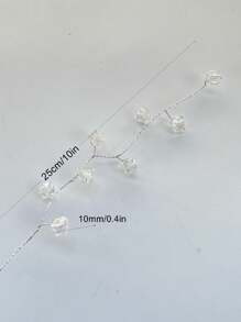 20 件高品质手工 DIY 亚克力串珠花，适用于家居装饰、花瓶插花、婚礼、新娘花束、礼物、发饰、假植物