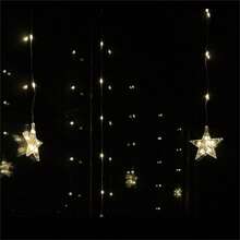 YUDA 3m 100L Star Stocking Shape Christmas Decoration String Lights - Multicolor - View 4