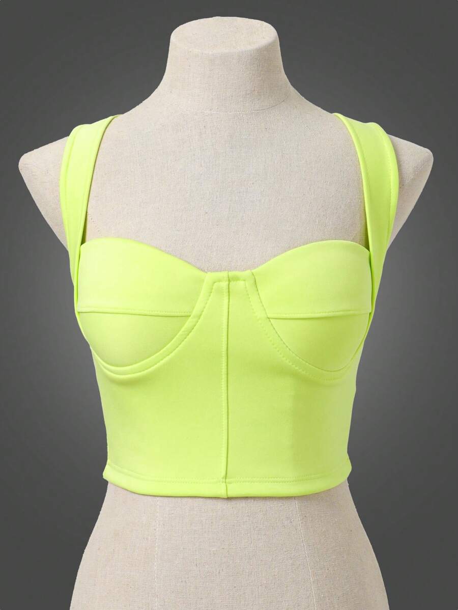 Women Tank Tops & Camis - Màu Mù tạt vàng - Xem 1