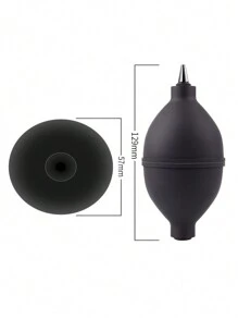 1pc Air Blaster Coffee Grinder Cleaning Tool Camera Dust Clean Blower Cleaning Tool Professional Home Barista Accessories School Supplies - Black - View 2