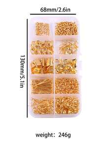 1入組珠寶製作工具套件-珠寶維修工具和飼料,珠寶鉗,珠寶,成人和初學者用編織線,合金手鏈diy質感袋,手鏈製作套裝,友誼手鏈diy珠寶製作套件,diy手鏈套件 - 彩色 - 查看 7