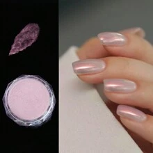 1盒聖誕指甲藝術顏料,包括珍珠、極光、鉻、全息鏡面效果,適合指甲藝術diy裝飾,是女孩子的最佳禮物