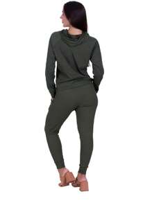 Women Bra & Panty Sets - 軍綠色 - 查看 2