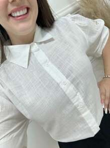 Women Blouses - trắng - Xem 2