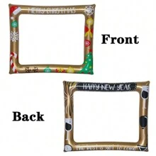 New Pvc Creative Photo Frame, Handheld Inflatable Frame, Festival Decoration Venue Prop, Party Handheld Selfie Frame And Group Photo Prop - Multicolor - View 6