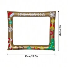 New Pvc Creative Photo Frame, Handheld Inflatable Frame, Festival Decoration Venue Prop, Party Handheld Selfie Frame And Group Photo Prop - Multicolor - View 5