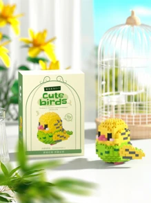 積木玩具鳥和老虎皮膚設計套裝a - 彩色 - 查看 1