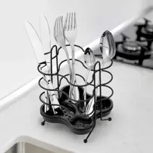 Arthi Cutlery Holders - 黑色 - 查看 2