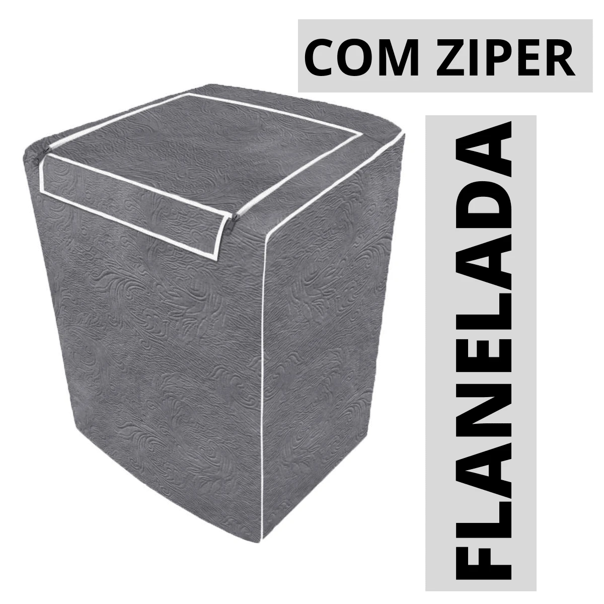 Washing Machine Covers - Grey - View 1