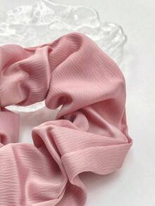 4入組3.93英吋女士純色休閒髮帶，大蝴蝶結絲質髮箍，適用於日常裝飾