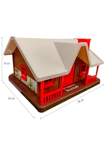 Juguetes de figuras de animales de granja, decoración para habitación - Multicolor - Ver 3