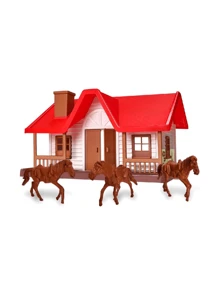 Juguetes de figuras de animales de granja, decoración para habitación - Multicolor - Ver 2