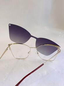 Women Eyeglasses - Màu Đỏ Sâu - Xem 4