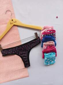Kit 05 Calcinha Feminina Fio Dental de Microfibra Tanga Fio Moda Feminina