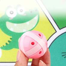 1套六個帶黏球的大硬面圓盤玩具,適用於兒童室內飛鏢遊戲和戶外親子吸盤球活動 - 彩色 - 查看 6